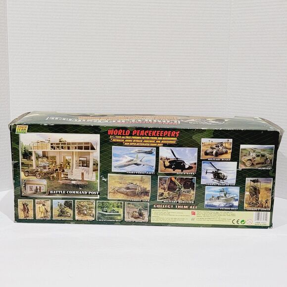 World Peacekeepers Combat Black Helicopter 2 Figures 1:18 Scale Power Team Elite - Picture 9 of 14